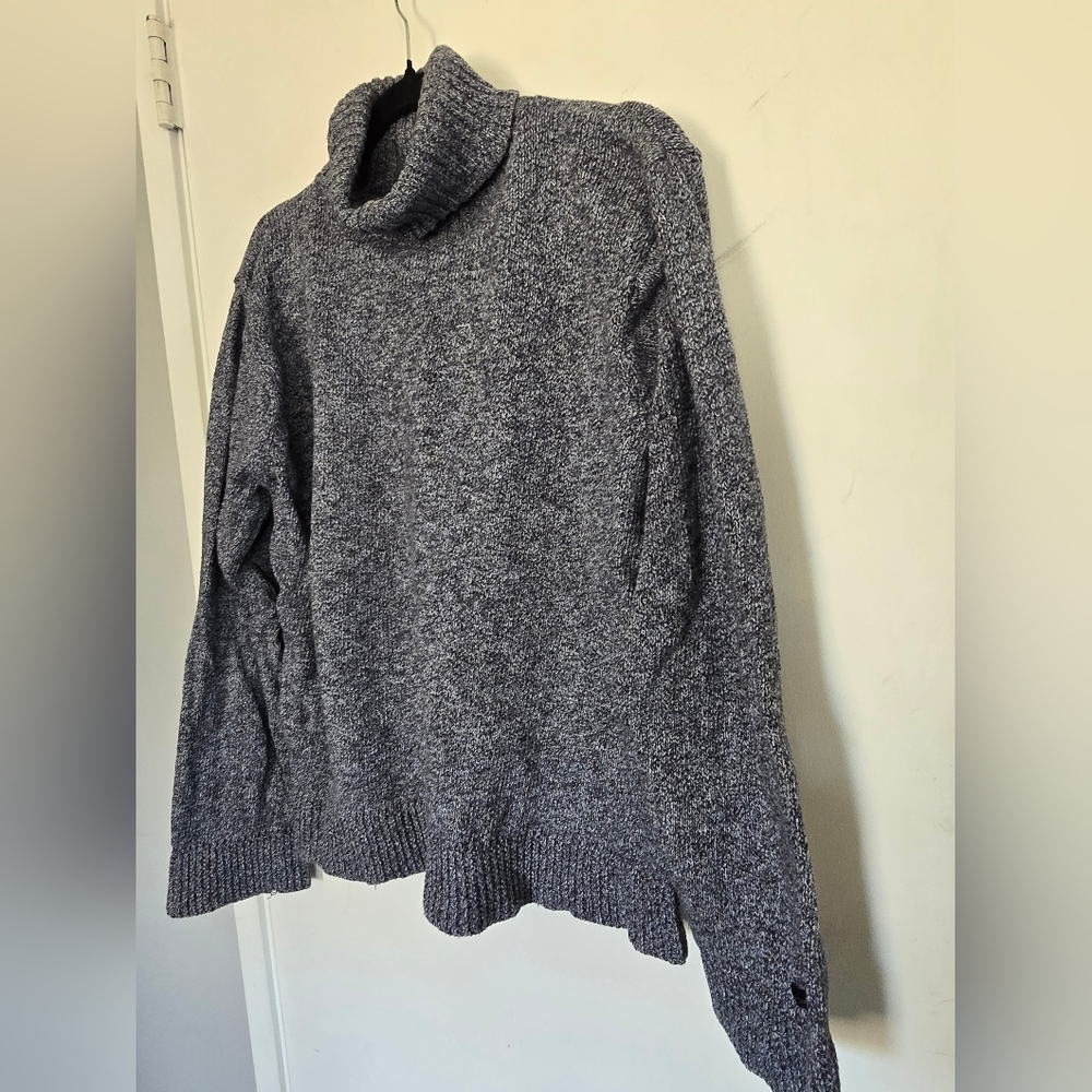 Columbia Turtle Neck Sweater Gray Marled XL